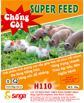 H110 - Super Feed – Chống còi ( bột tan) (1kg)