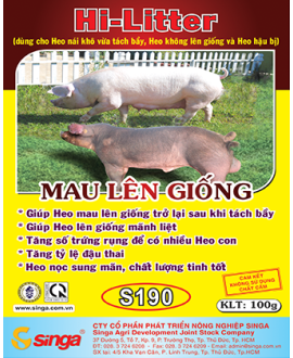 S190 - Hi-Litter - Mau lên giống