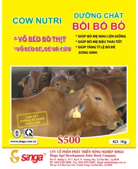 S500 - Cow Nutri - Dưỡng chất vỗ béo bò