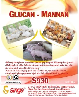 S930 - Glucan-mannan - Tăng sức đề kháng