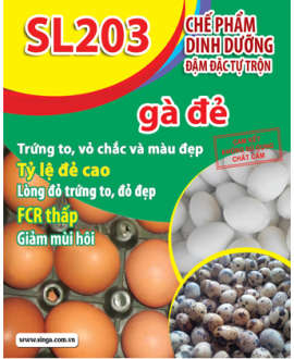 SL203 - Chế phẩm dinh dưỡng đậm đặc tự trộn cho gà đẻ