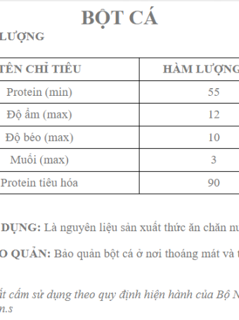 Bột cá