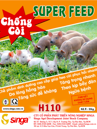 H110 - Super Feed – Chống còi ( bột tan) (1kg)