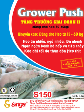 S150 - Grower Push - Tăng trưởng giai đoạn II (30-60 kg)