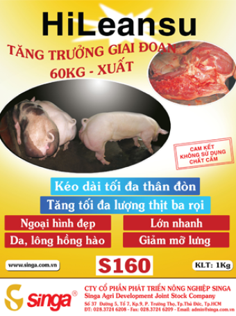 S160-Hilean Su - Tăng trưởng giai đoạn 60kg- xuất