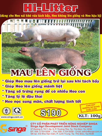 S190 - Hi-Litter - Mau lên giống