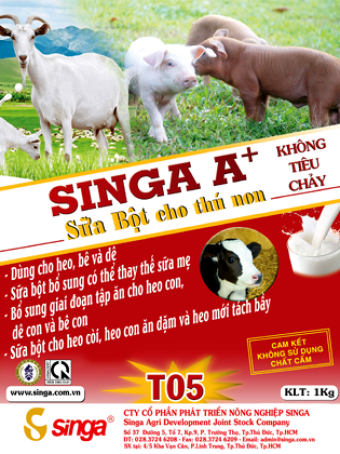 T05 - Singa A+ – Sữa bột