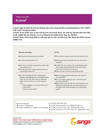 Ecobiol poultry
