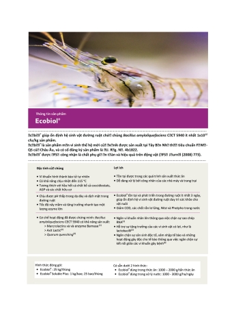 Ecobiol for Aqua