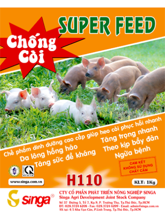 H110 - Super Feed – Chống còi ( bột tan) (1kg)