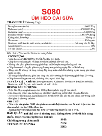 S080 - Wean-win - Úm heo cai sữa