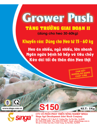 S150 - Grower Push - Tăng trưởng giai đoạn II (30-60 kg)