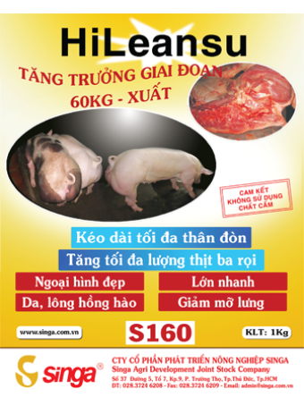 S160-Hilean Su - Tăng trưởng giai đoạn 60kg- xuất
