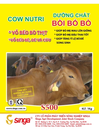 S500 - Cow Nutri - Dưỡng chất vỗ béo bò