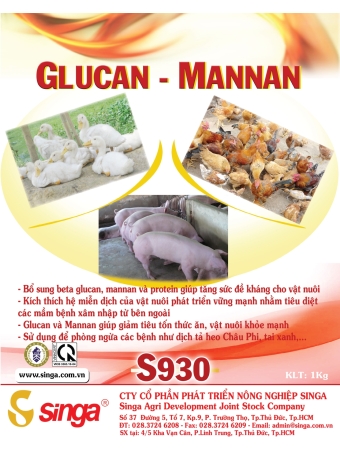 S930 - Glucan-mannan - Tăng sức đề kháng