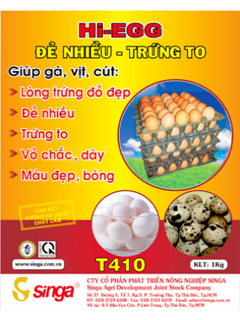 T410 - Hi-egg – Đẻ nhiều trứng to