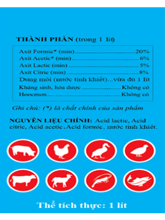 T950 ( nước) - Fourcids – Acid hữu cơ 