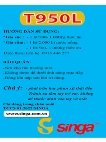 T950 ( nước) - Fourcids – Acid hữu cơ 
