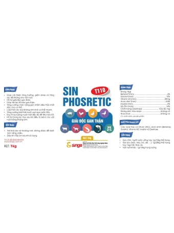 T110 - Sin-phosretic- Giải độc gan thận